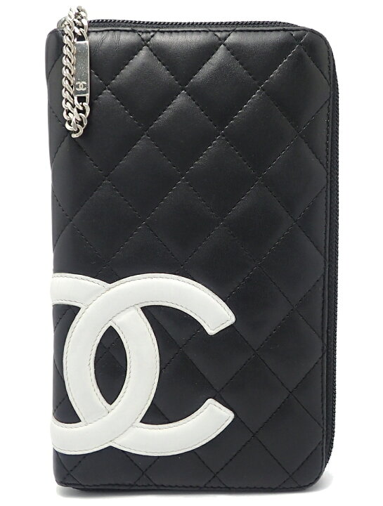 楽天市場】【財布】CHANEL シャネル カンボンライン ラウンド 