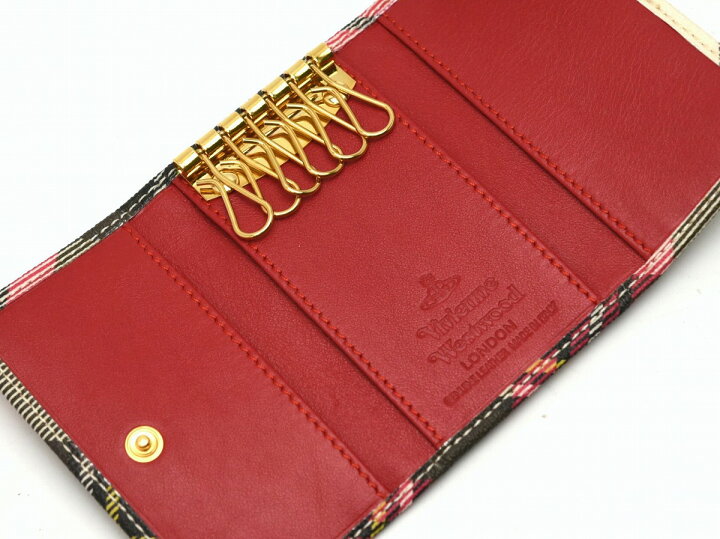 新品未使用☆】ヴィヴィアンウエストウッド 4連 キーケース タータン  