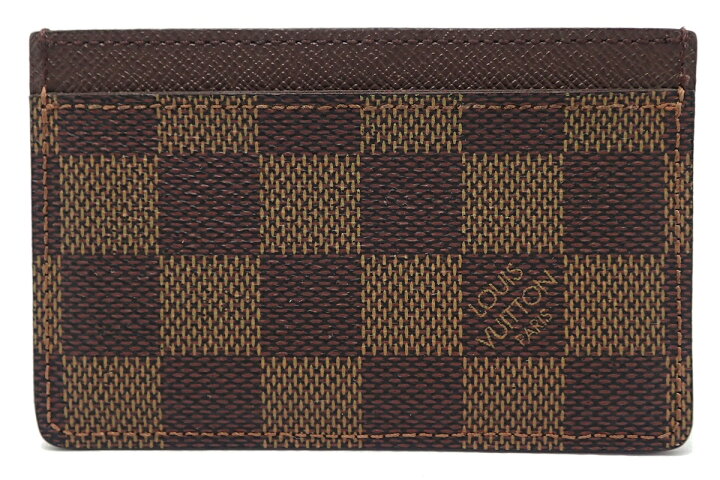 楽天市場】LOUIS VUITTON ルイ ヴィトン ダミエ ポルトカルト  