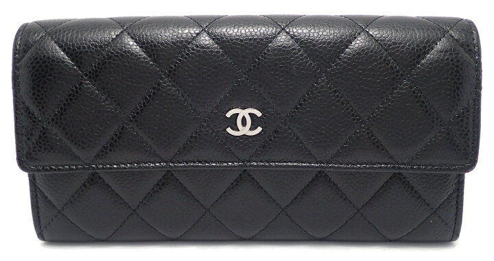 楽天市場】【財布】CHANEL シャネル マトラッセ ココマーク 2つ折 