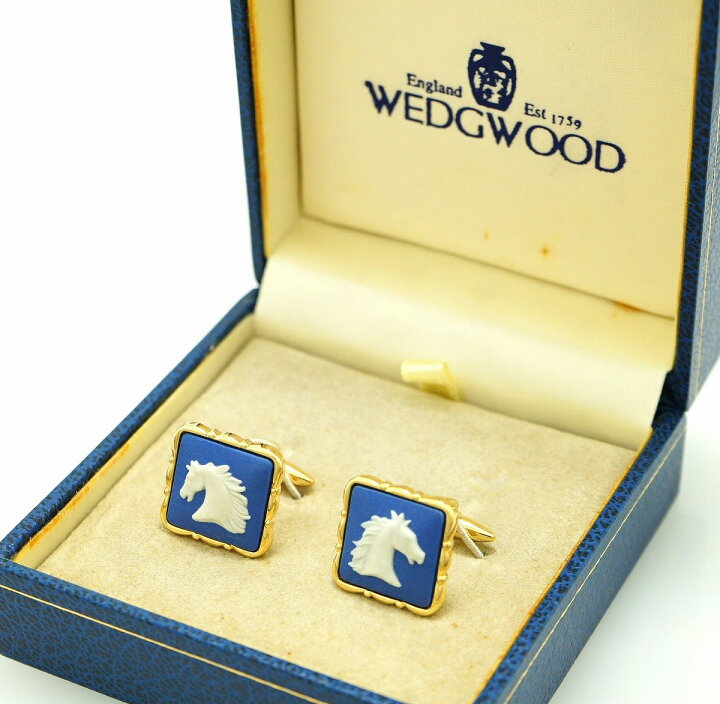 楽天市場】【ジュエリー】WEDGWOOD ウェッジウッド カフス 馬 ホース 