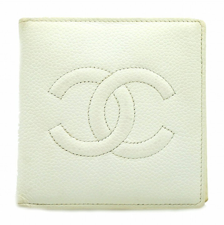 楽天市場】【財布】CHANEL シャネル キャビアスキン ココマーク 2つ折 