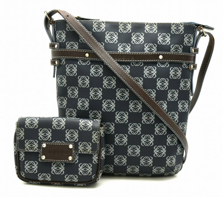 楽天市場】【バッグ】LOEWE ロエベ アナグラム コーティングキャンバス 