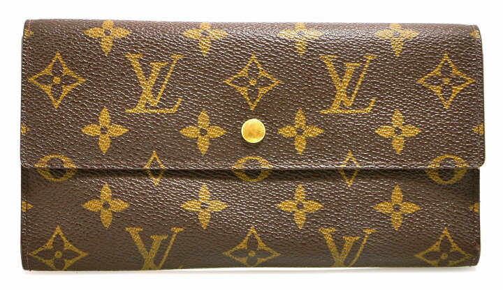 楽天市場】【財布】LOUIS VUITTON ルイ ヴィトン モノグラム ポルト 