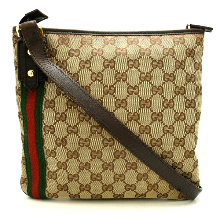 楽天市場】【バッグ】GUCCI グッチ GGキャンバス シェリーライン 