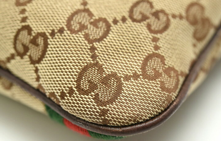 楽天市場】【バッグ】GUCCI グッチ GGキャンバス シェリーライン  