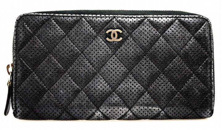 楽天市場】【財布】CHANEL シャネル マトラッセ パンチングレザー  