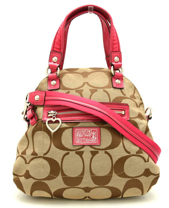 楽天市場】【バッグ】COACH コーチ シグネチャー フォルドオーバー  