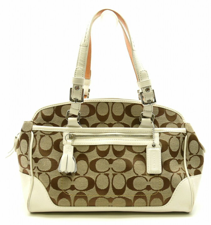 楽天市場】【バッグ】COACH コーチ シグネチャー ハンドバッグ ミニ 
