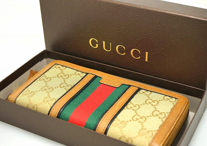 楽天市場】【財布】GUCCI グッチ GGキャンバス ウォレット 