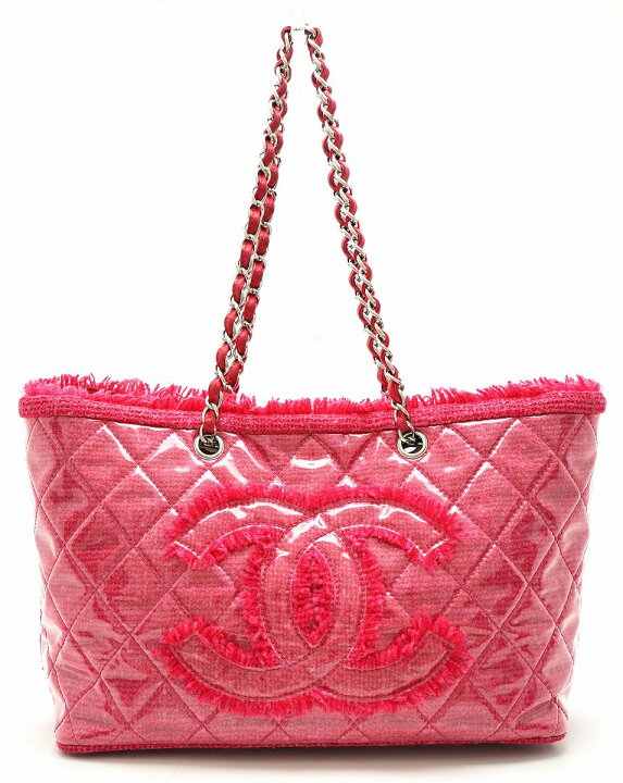 楽天市場】【バッグ】CHANEL シャネル パテント トワレ トートバッグ 