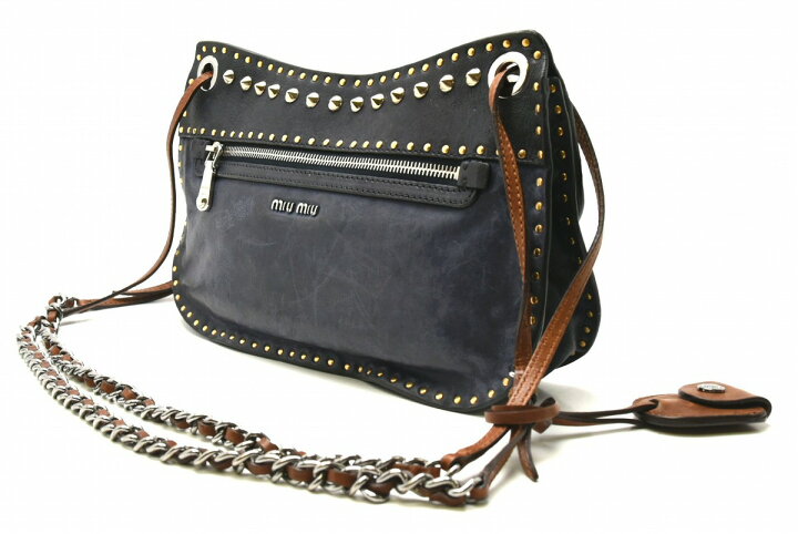 楽天市場】【バッグ】Miu Miu ミュウ ミュウ ショルダーバッグ  