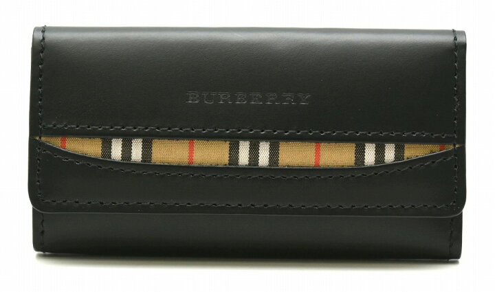 バーバリー キーケース 身近 未使用品 黒 