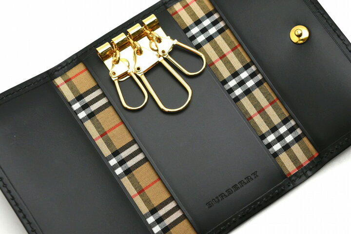 楽天市場】【未使用品】BURBERRY バーバリー キーケース 3連キーケース  