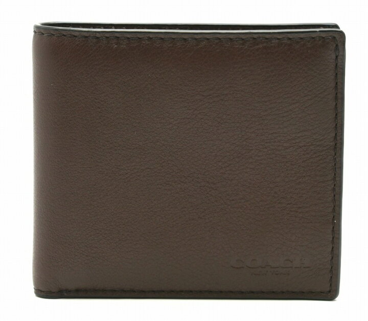 楽天市場】【未使用品】【財布】COACH コーチ レザー 2つ折り財布 