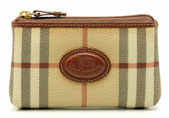 バーバリー BURBERRY コインケース 財布 レザー PVC レディース  