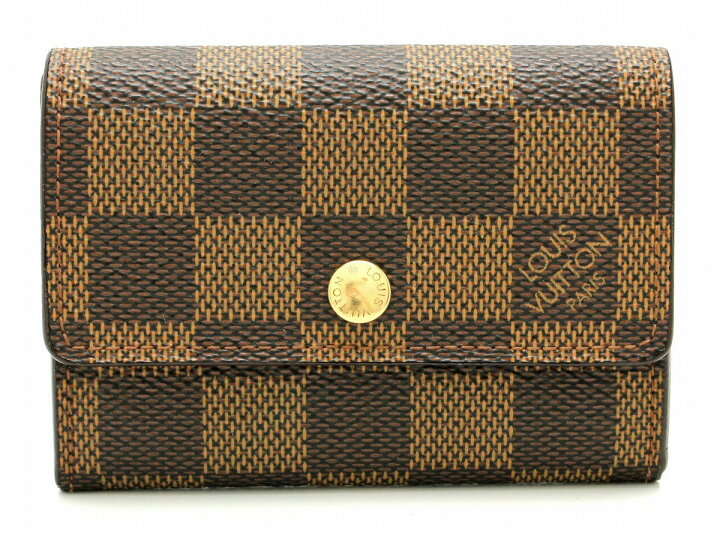 楽天市場】【財布】LOUIS VUITTON ルイ ヴィトン ダミエ ポルトモネ 