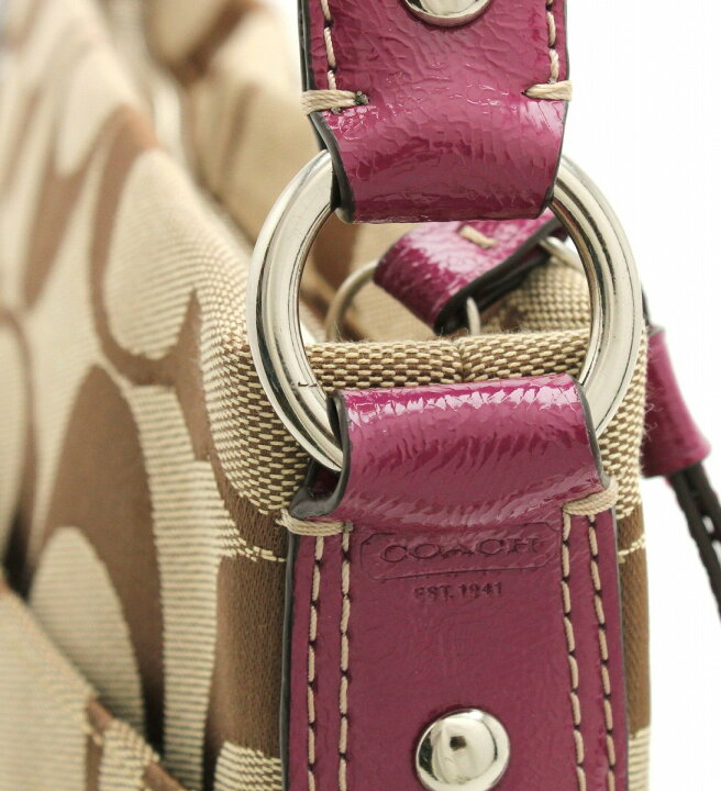 楽天市場】【バッグ】COACH コーチ シグネチャー ストライプ 