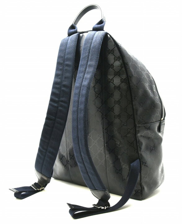 楽天市場 バッグ Gucci グッチ Ggインプリメ リュック リュックサック バックパック メンズ レザー 紺 ダークネイビー 中古 K Blumin 楽天市場店