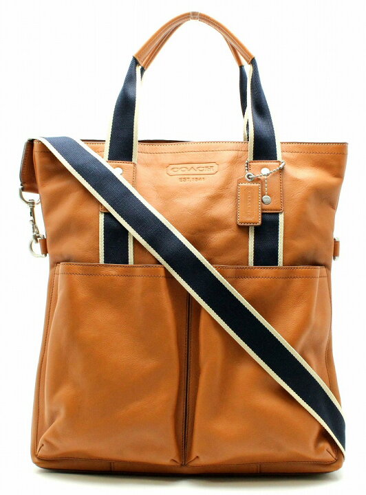 楽天市場】【バッグ】COACH コーチ ヘリテージ ウェブレザー 