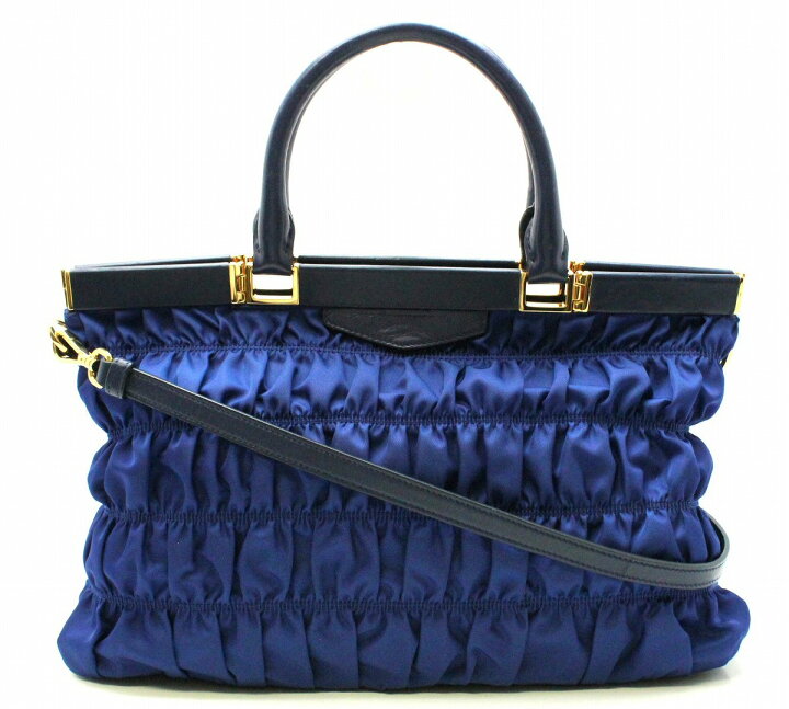 楽天市場】【バッグ】PRADA プラダ ギャザー 2WAYショルダー 