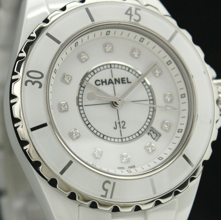 楽天市場】【ウォッチ】CHANEL シャネル J12 ホワイト セラミック 白  