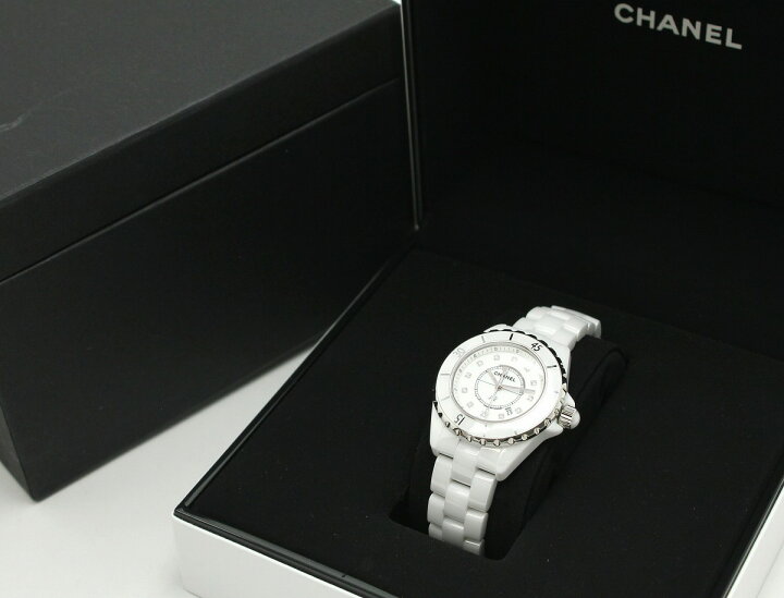 楽天市場】【ウォッチ】CHANEL シャネル J12 ホワイト セラミック 白  