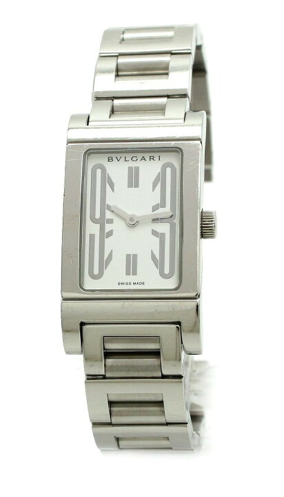 楽天市場】【ウォッチ】 BVLGARI ブルガリ レッタンゴロ ホワイト文字  