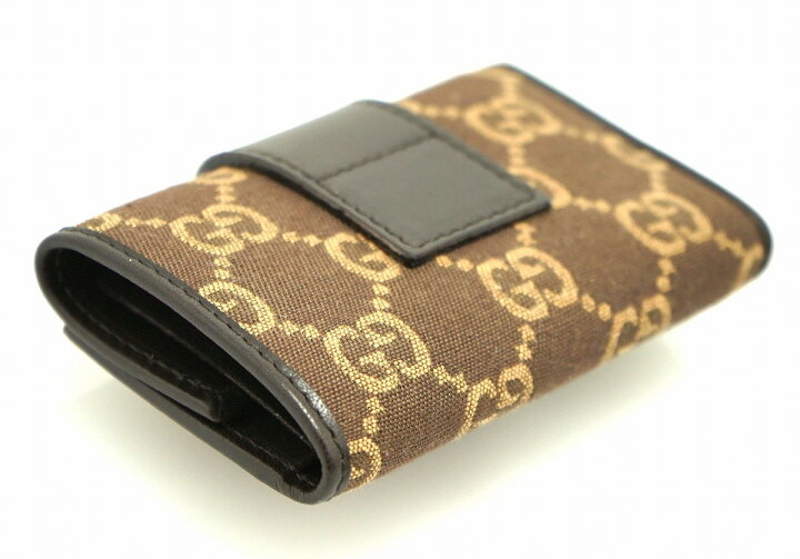 楽天市場】【未使用品】GUCCI グッチ GGキャンバス ロゴプレート 6連 