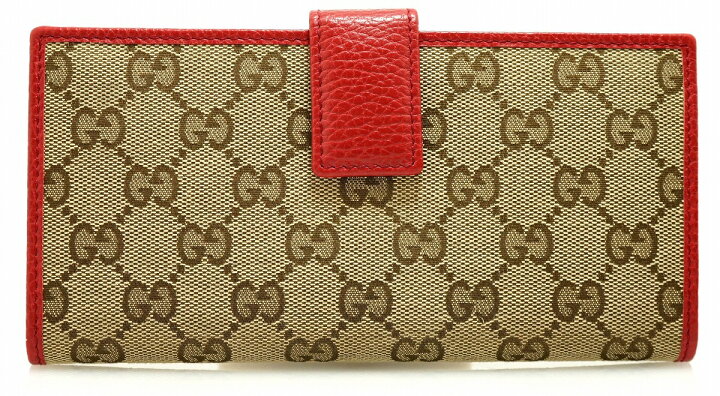 楽天市場】【未使用品】【財布】GUCCI グッチ GGキャンバス Wホック 