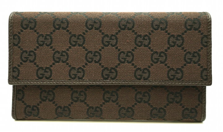 楽天市場】【未使用品】【財布】GUCCI グッチ GGキャンバス 3つ折長 