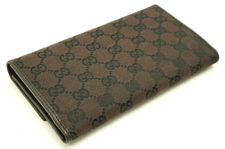 楽天市場】【未使用品】【財布】GUCCI グッチ GGキャンバス 3つ折長 