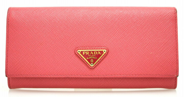 楽天市場】【財布】PRADA プラダ サフィアーノ 2つ折り 財布 長財布 型 