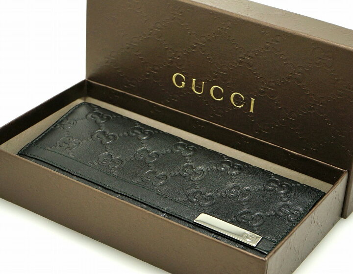 楽天市場】【財布】GUCCI グッチ グッチシマ レザー 2つ折長財布 