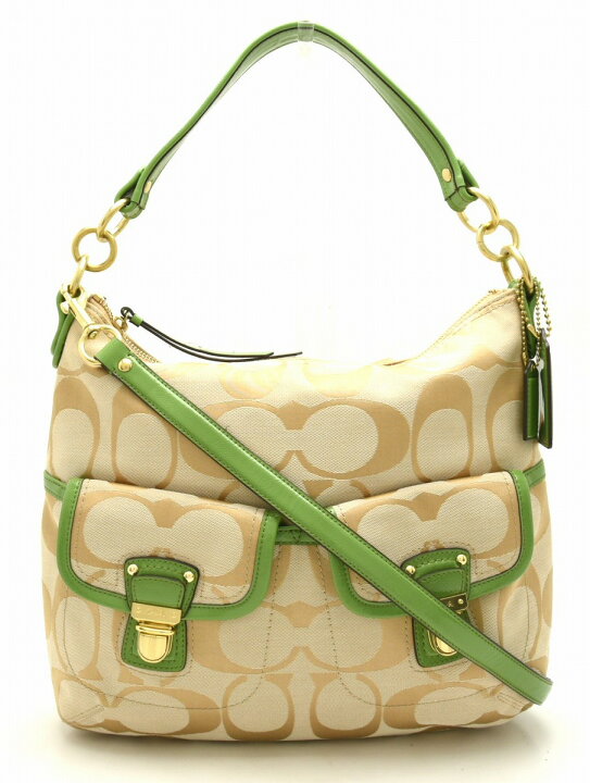 楽天市場】【バッグ】COACH コーチ デイジー シグネチャー ポケット 