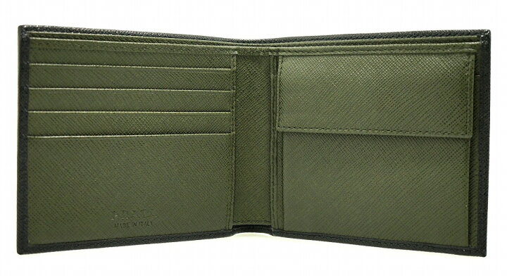楽天市場】【未使用品】【財布】PRADA プラダ 2つ折り 財布 SAFFIANO 