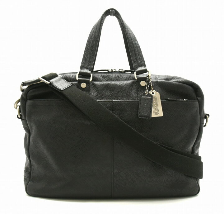 楽天市場】【バッグ】COACH コーチ ペブルドレザー 書類カバン  