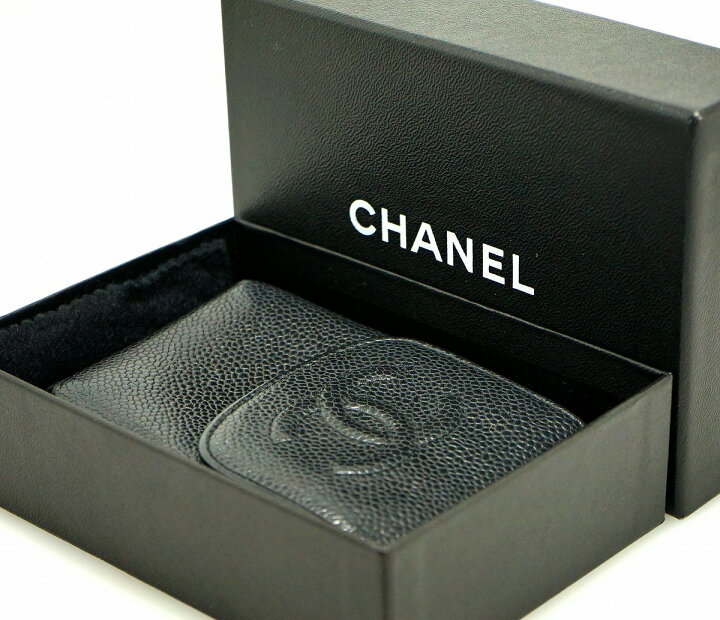 楽天市場】CHANEL シャネル キャビアスキン ココマーク シガレット 