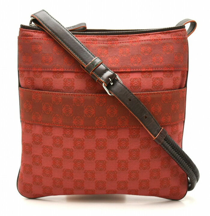 楽天市場】【バッグ】LOEWE ロエベ アナグラム キャンバス レザー  