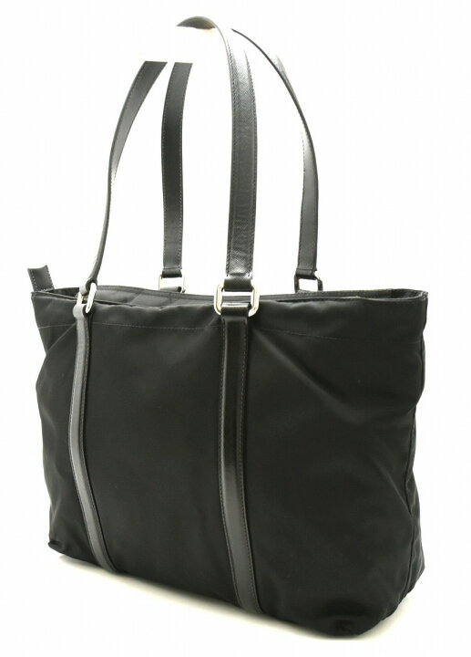 楽天市場】【バッグ】PRADA プラダ ナイロン レザー トートバッグ  