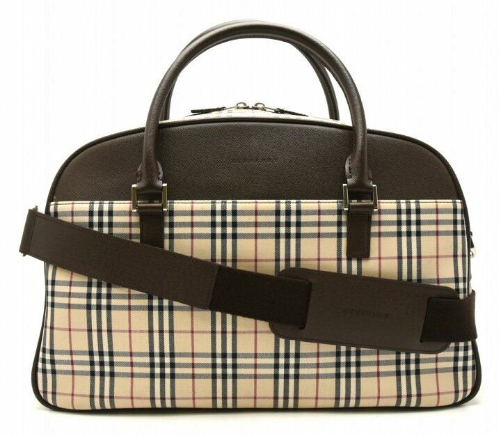 楽天市場】【バッグ】BURBERRY バーバリー ノバチェック チェック柄 
