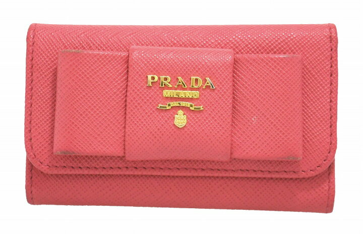 楽天市場】PRADA プラダ 6連キーケース リボン SAFFIANO FIOCCO 型押し 