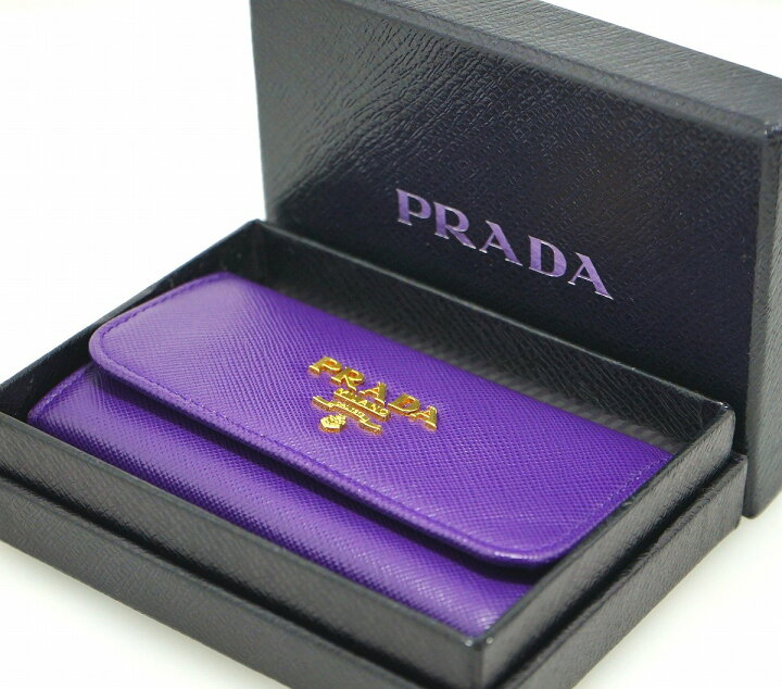 楽天市場】【未使用品】PRADA プラダ 6連キーケース SAFFIANO METAL 