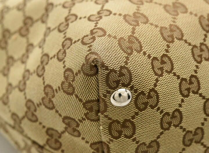 楽天市場】【バッグ】GUCCI グッチ GGキャンバス ホースビット 
