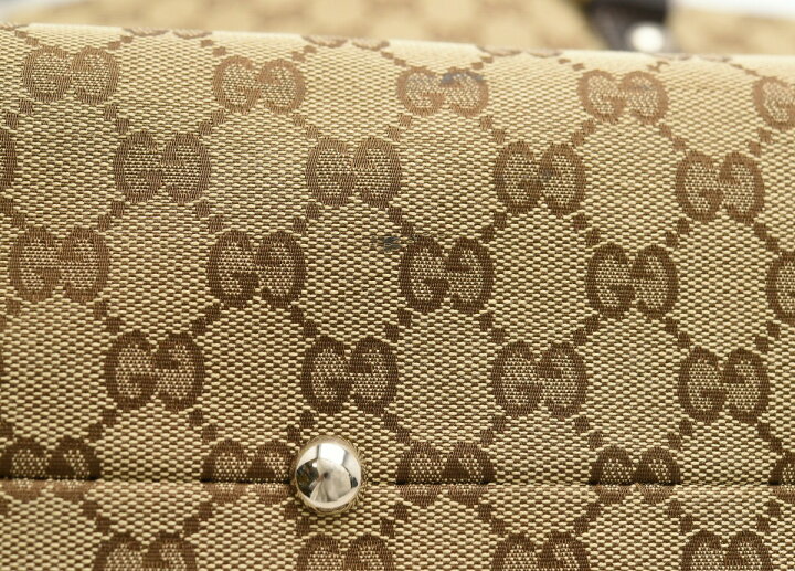 楽天市場】【バッグ】GUCCI グッチ GGキャンバス ホースビット 