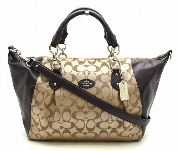 楽天市場】【未使用品】【バッグ】COACH コーチ コレット シグネチャー 