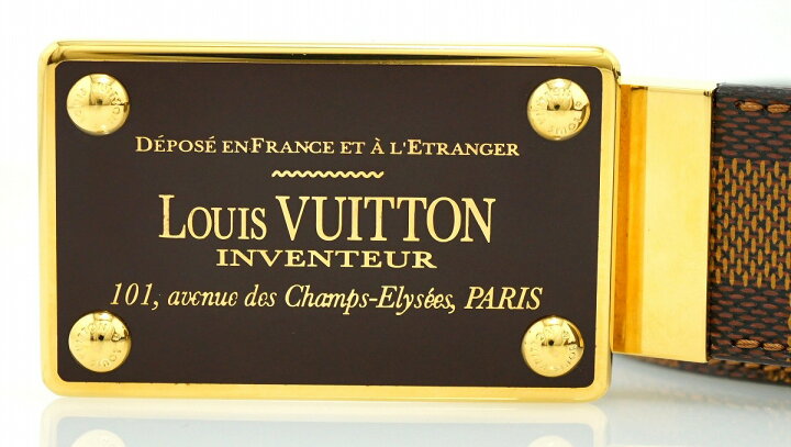 楽天市場】LOUIS VUITTON ルイ ヴィトン ダミエ サンチュール アン 