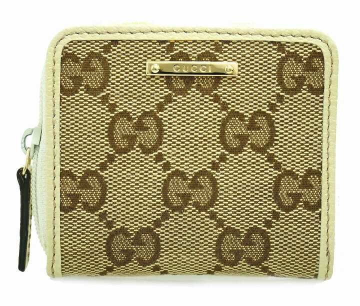楽天市場】【未使用品】【財布】GUCCI グッチ GGキャンバス ラウンド 