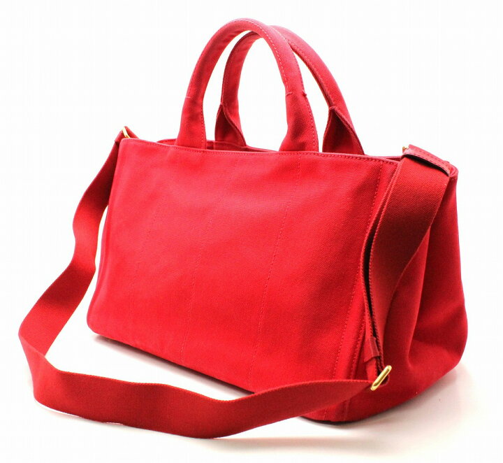 楽天市場】【バッグ】PRADA プラダ CANAPA カナパ ビジュー 2WAY 