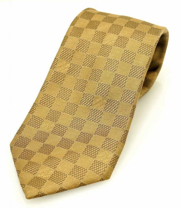 楽天市場】LOUIS VUITTON ルイ ヴィトン ネクタイ ダミエ シルク100  